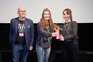 Gewinnerinnen des Publikumspreises, Phoebe Ammon und Laura Potzuweit